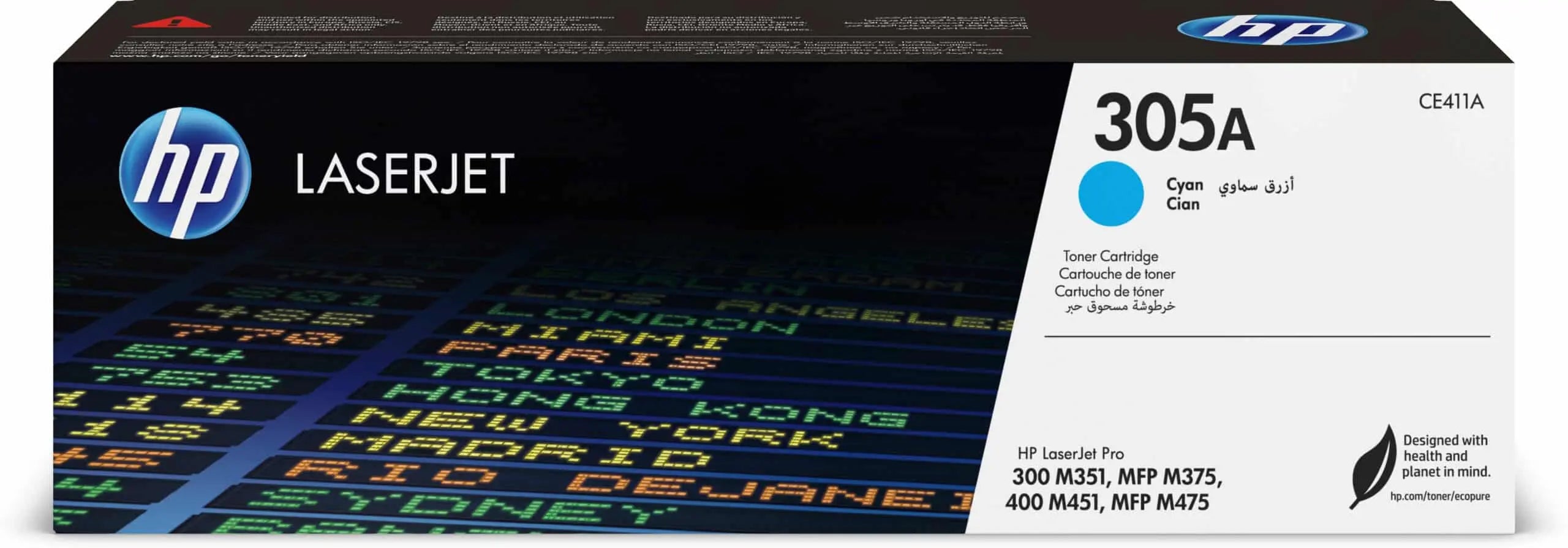 HP 305A Cyan – Toner HP LaserJet d’origine (CE411A) Connecto.ma